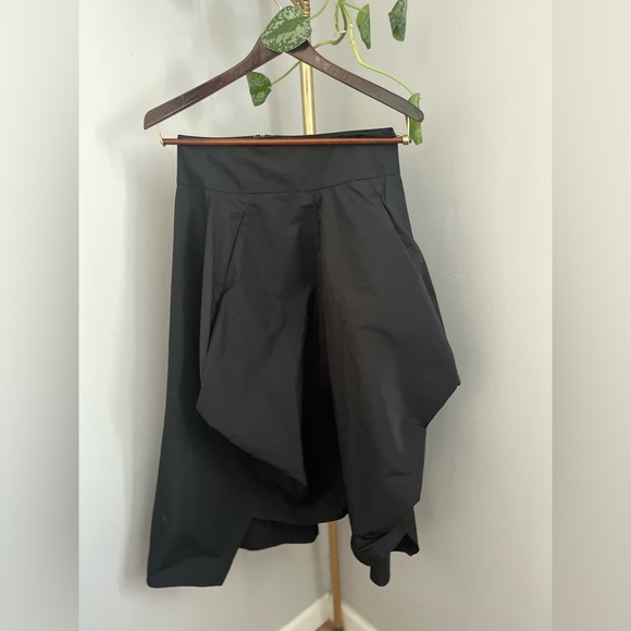 Zero + Maria Cornejo Black Geometric Skirt NWT ~ Size 2 - Picture 12 of 12